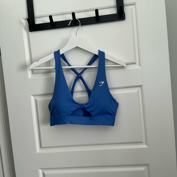 Gymshark Vibrant Blue Sports Bra - Picture 2 of 4